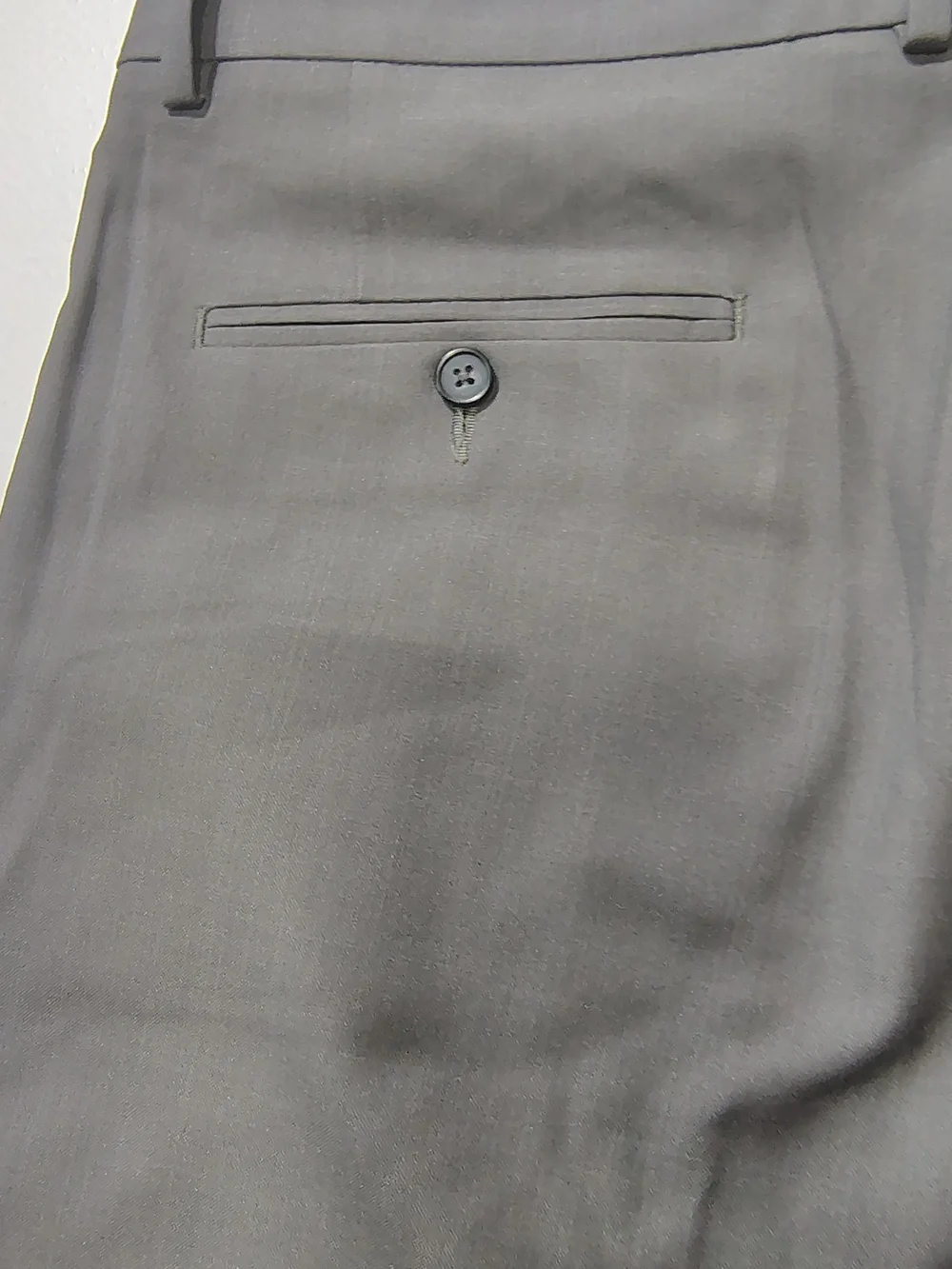 Haggar Premium Comfort  Slim Fit Dress Pants Hidden Comfort Waistband Gray 38x34